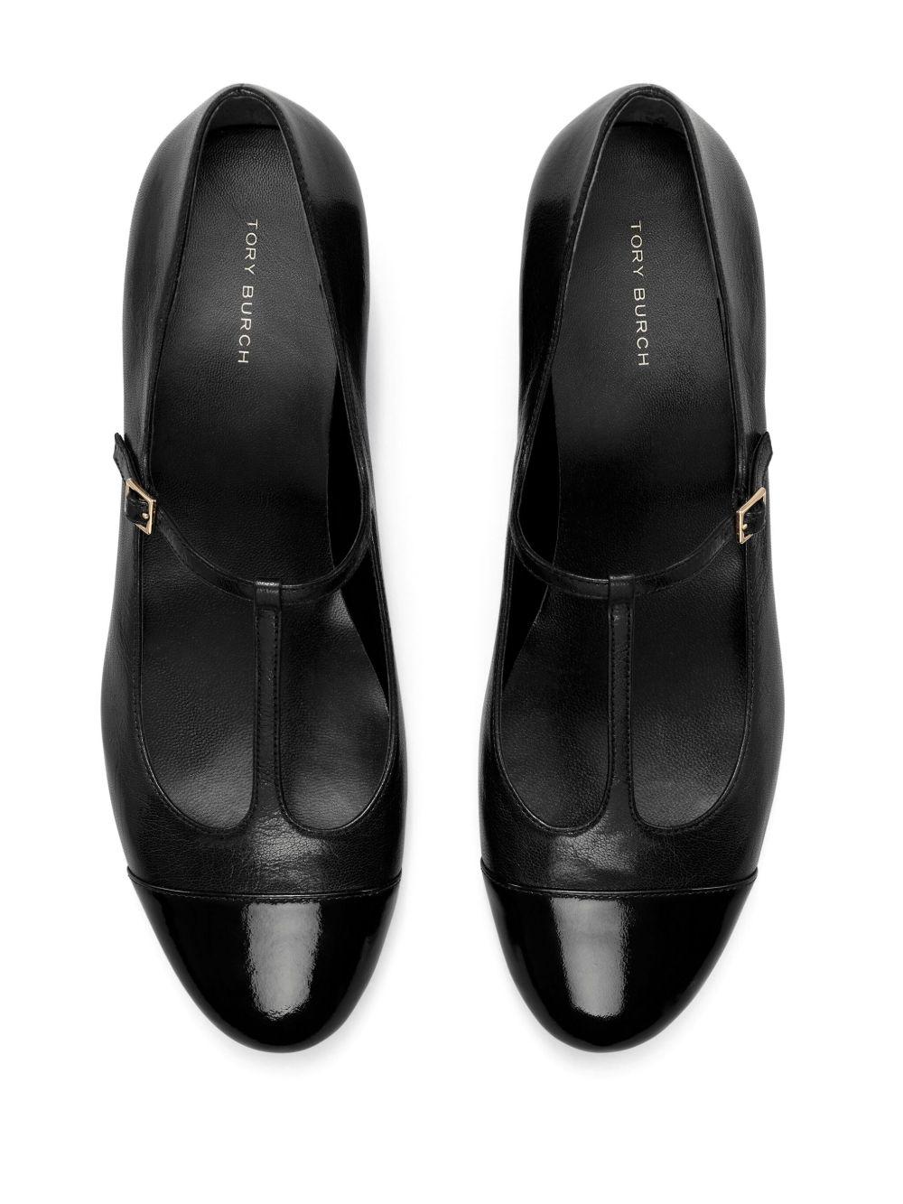 25mm cap-toe T-strap ballerina shoes Product Image