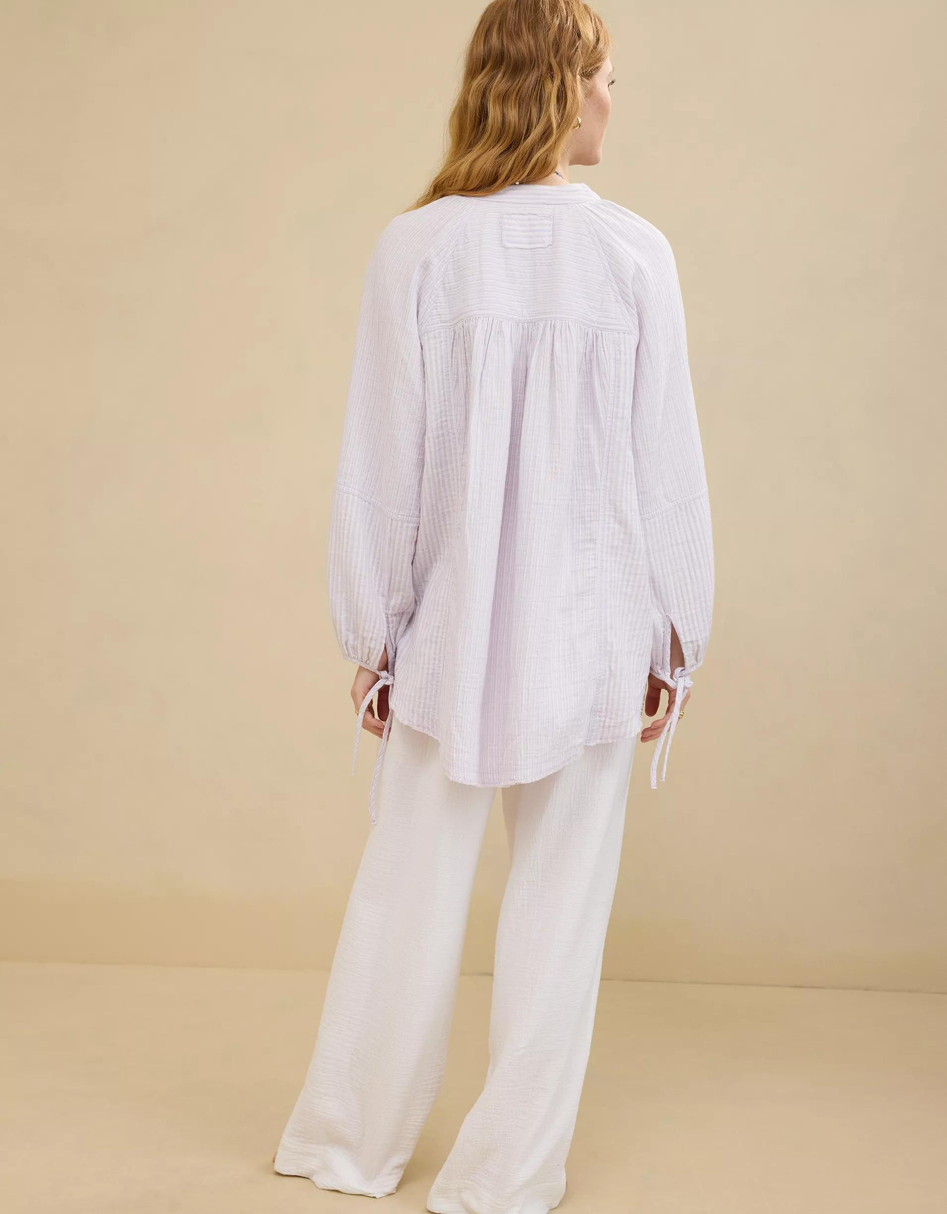 Aerie Daybreak Coverup Shirt Product Image