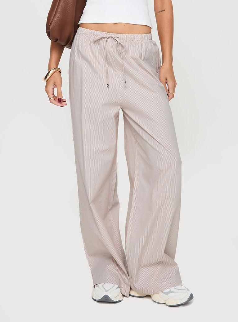 Ogilvie Pants Beige Stripe Product Image