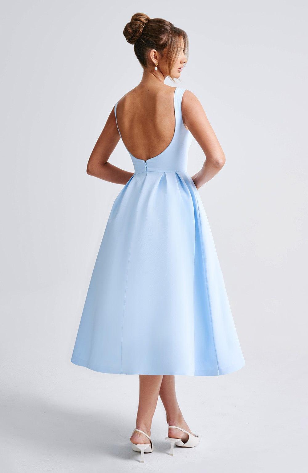 Clarabella Midi Dress - Blue Product Image