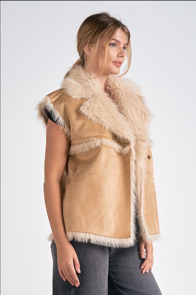 Aspen Faux Fur Vest Product Image