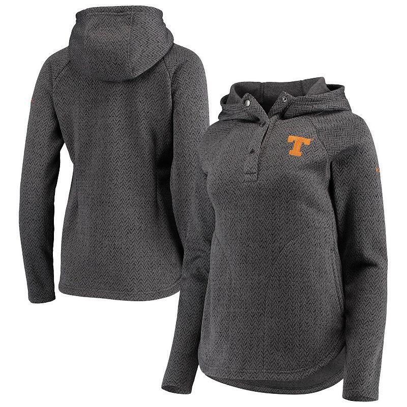 Women's Columbia Charcoal Texas Longhorns Darling Days Raglan Fleece Pullover Hoodie, Size: XS Product Image