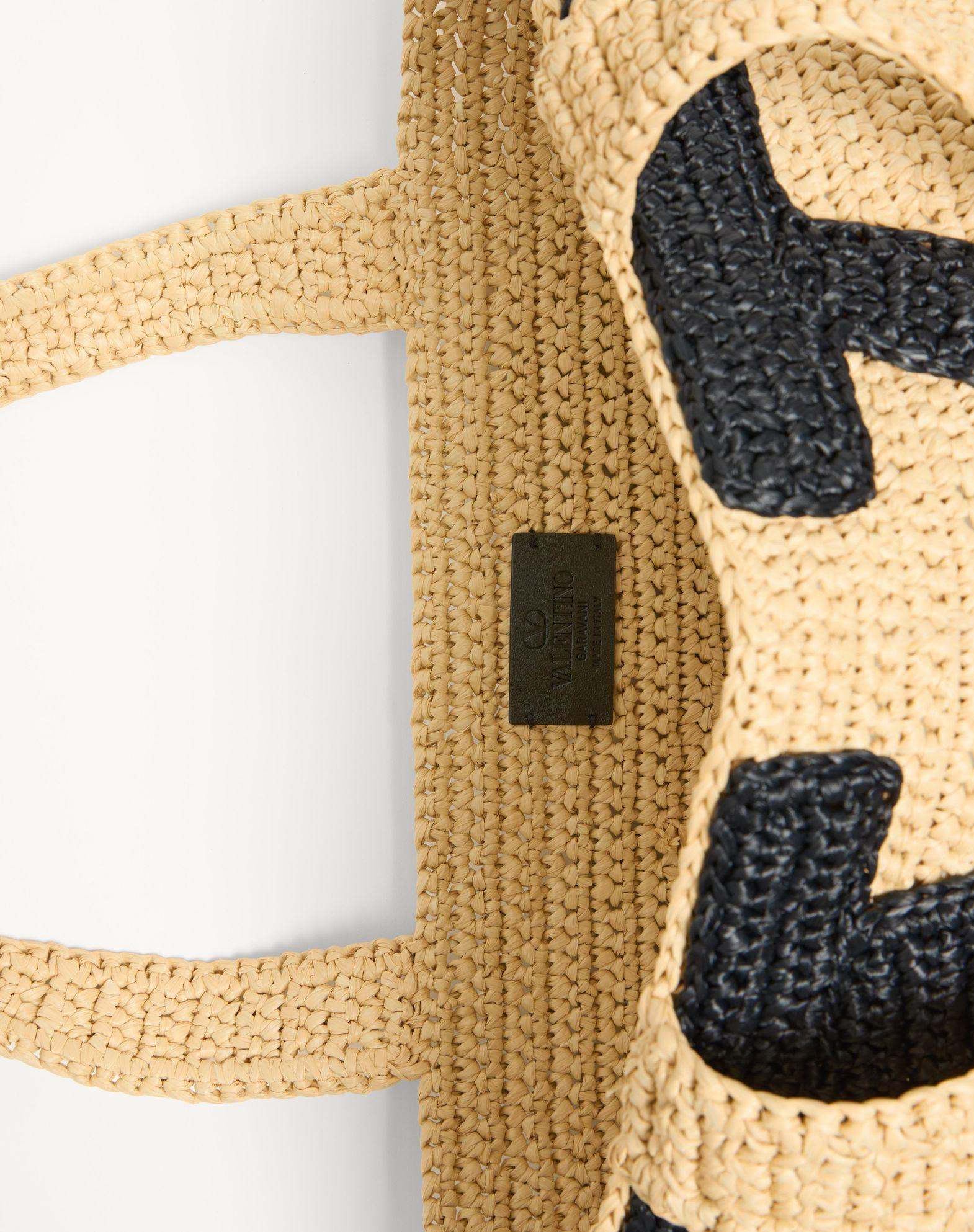 Valentino Garavani Viva Superstar Large Raffia Shopping Bag Product Image