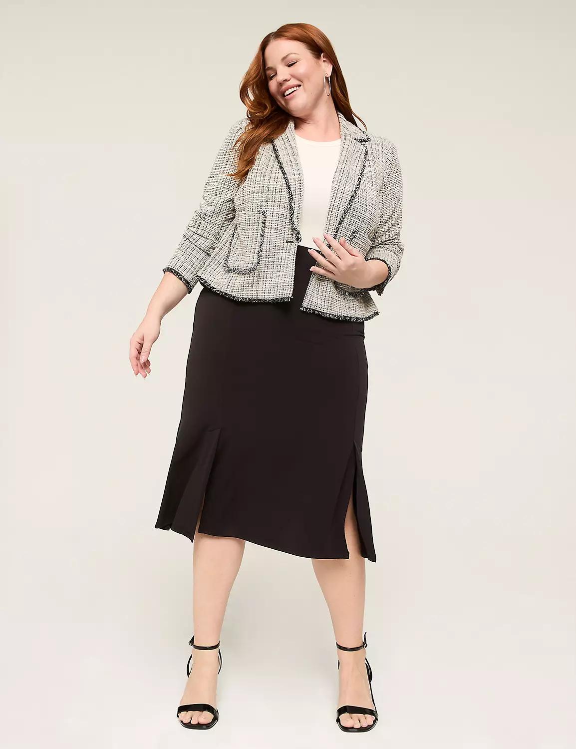 Matte Jersey Midi Skirt Product Image