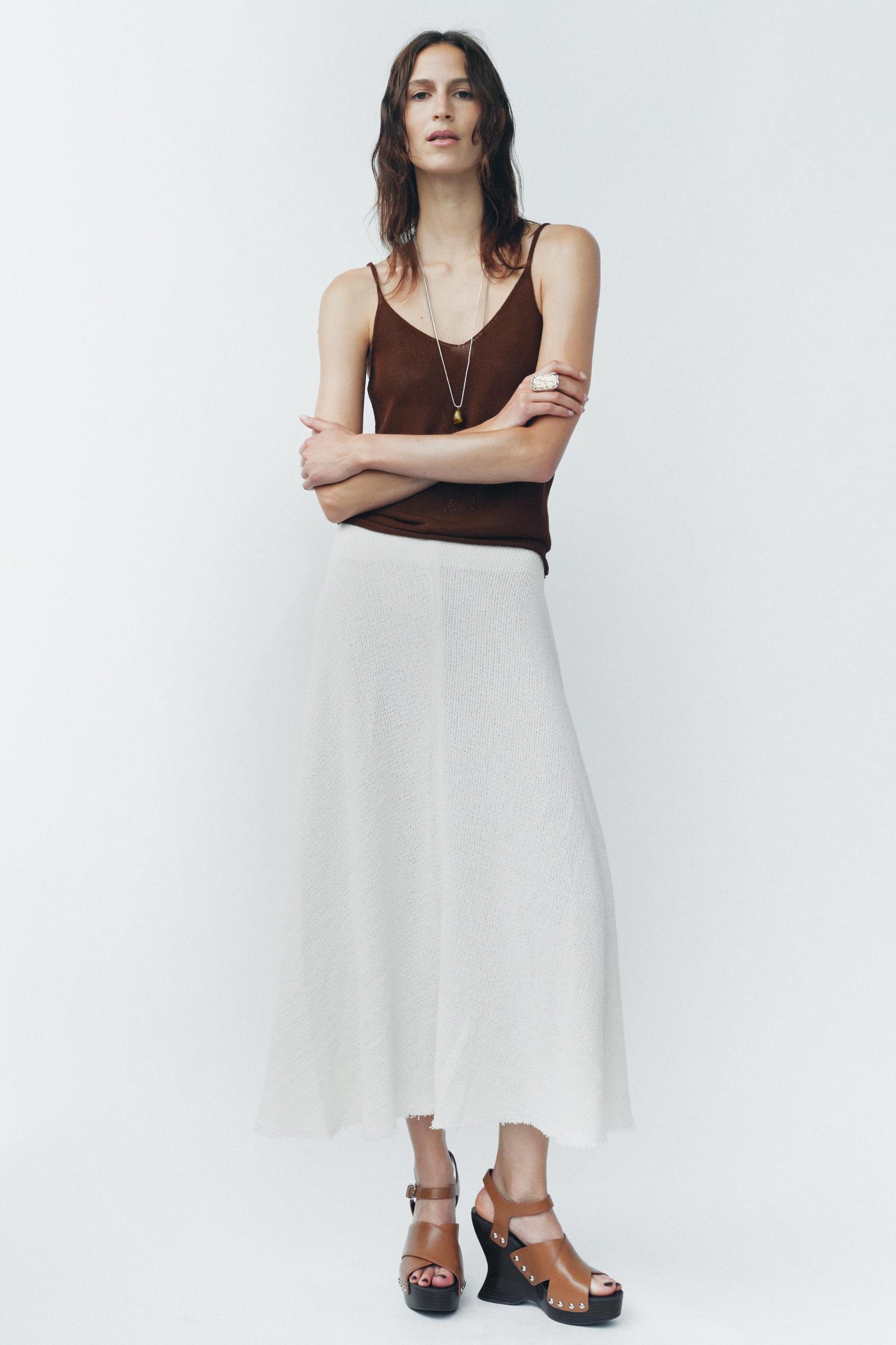 STRAPPY KNIT TOP Product Image