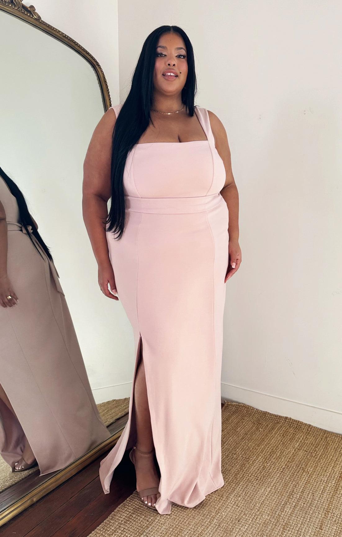 Paris Gown ~ Dusty Blush Stretch Product Image