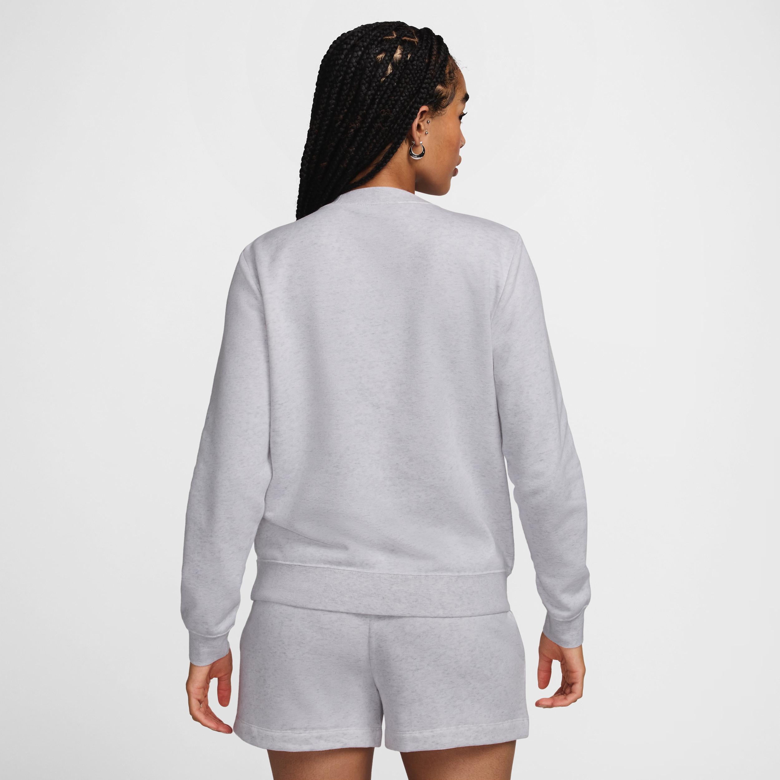 Women's Nike Sportswear Club Embroidered Logo Fleece Crewneck Sweatshirt,  Product Image