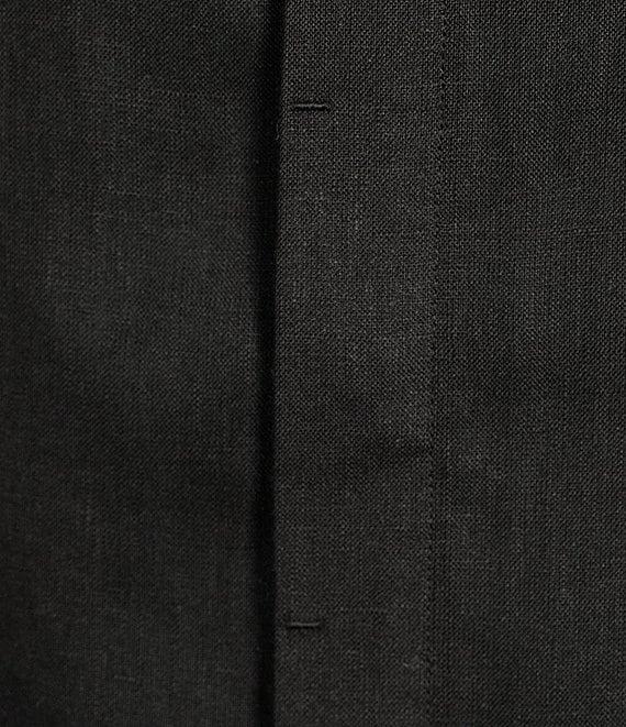 Murano Baird McNutt Linen Classic Fit Mandarin Collar Long Sleeve Woven Shirt Product Image