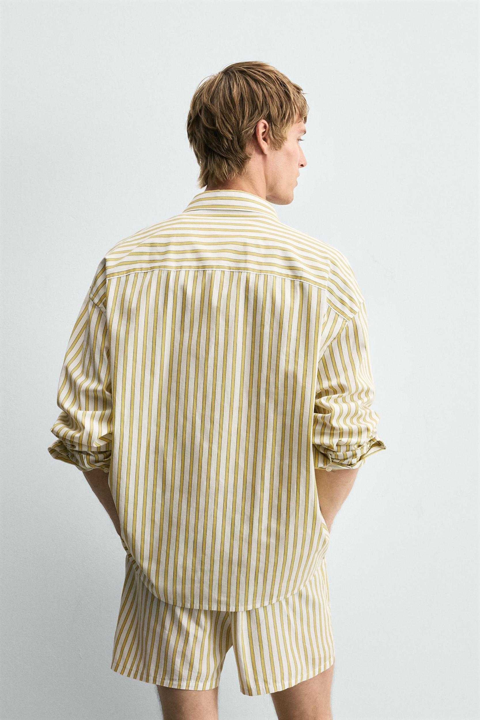 STRIPED SHIRT WITH POCKET Product Image