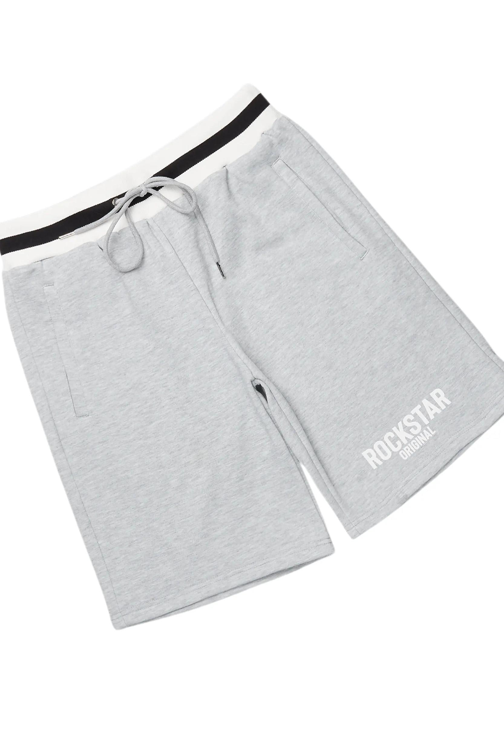 Sana Heather Grey Short Set Male Product Image