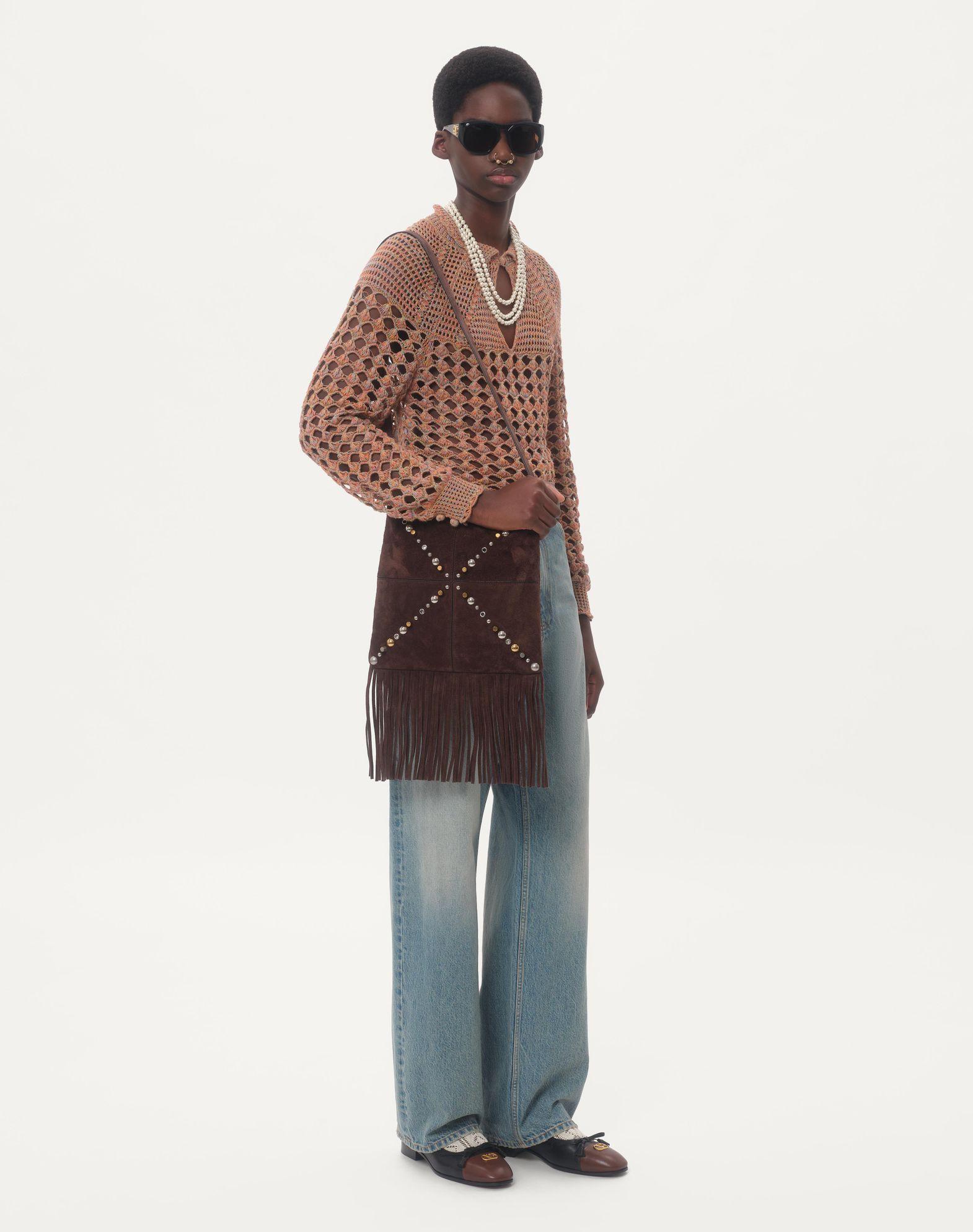 Cotton And Mouline Linen Sweater Product Image