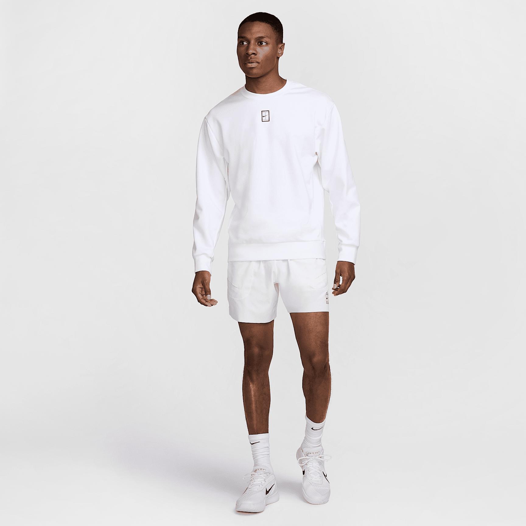 NikeCourt Heritage Men's Dri-FIT Fleece Crew Product Image