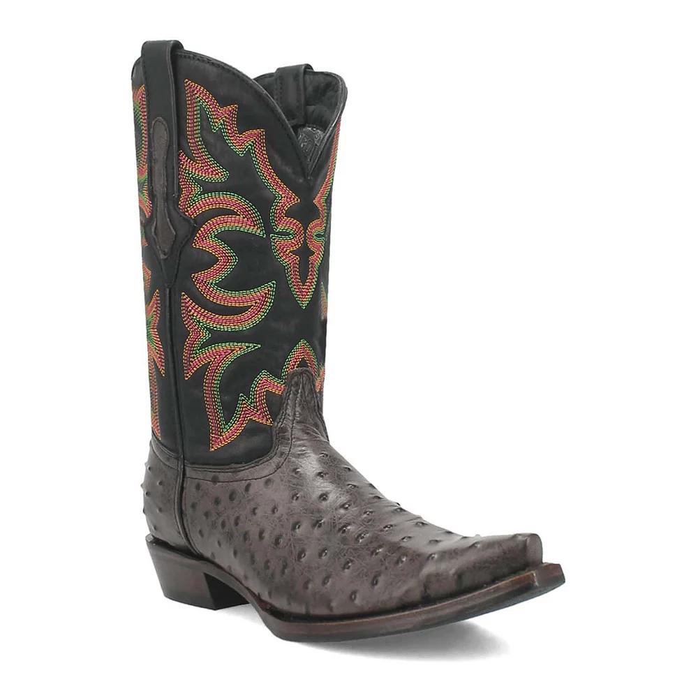 Dingo Outlaw Men's Leather Boots, Size: 10, Black Product Image