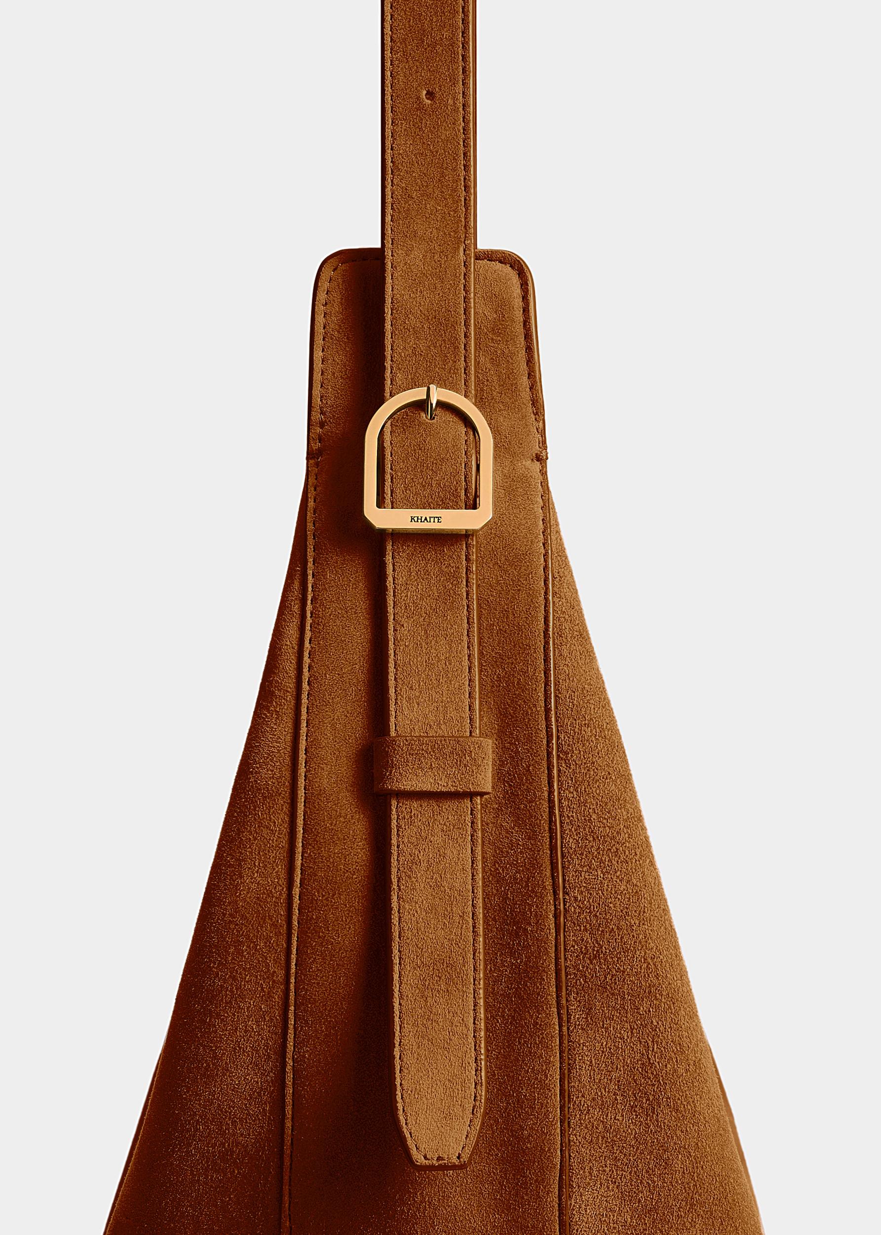 Augustina Hobo in Mud Suede Product Image