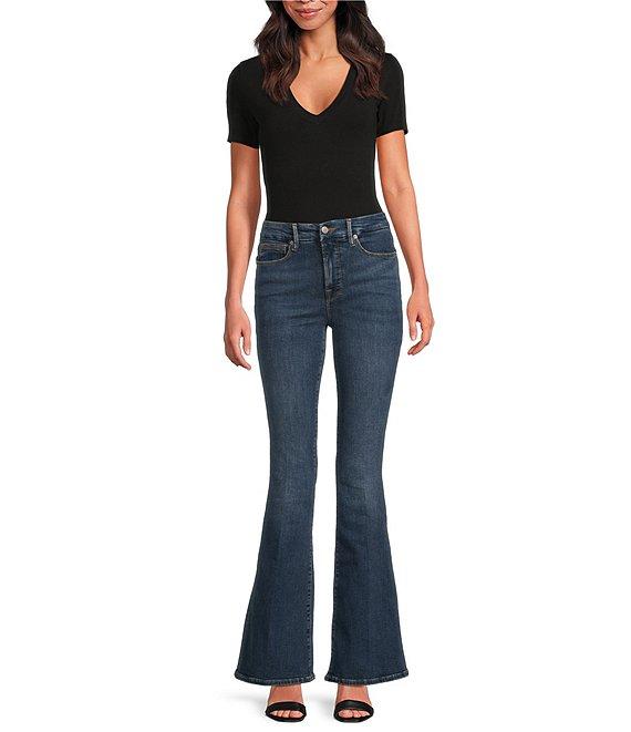 Good American Good Legs Flare Denim Jeans Product Image