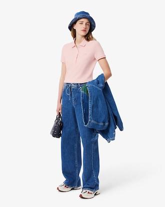 L.12.D Slim Fit Stretch Piqué Polo Shirt Product Image