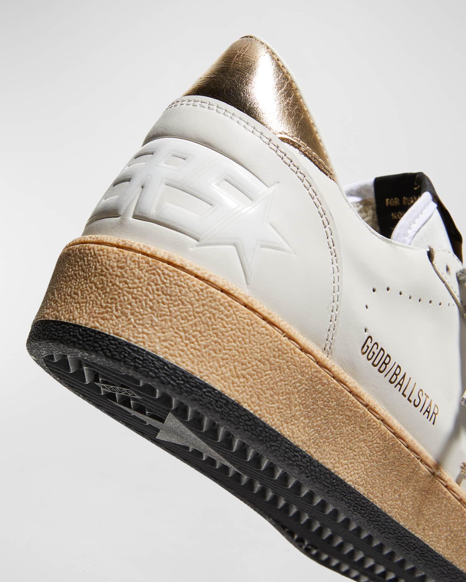 Ballstar Mixed Leather Low-Top Sneakers Product Image