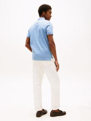 Regular Fit Allover Flag Interlock Polo Product Image