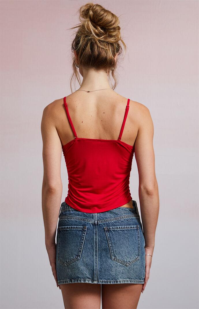 Eve Lace Trim Tank Top Product Image