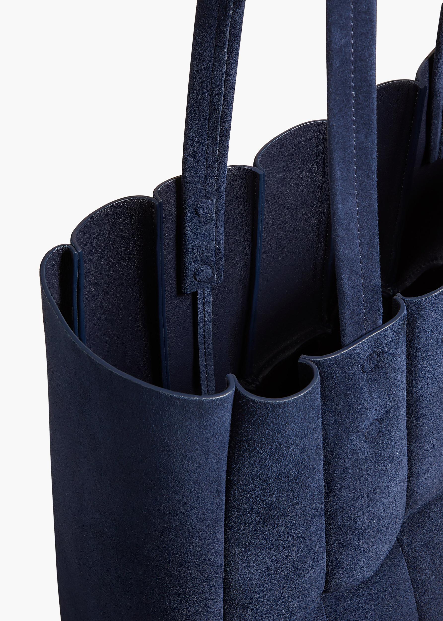 Zoe Tote in Midnight Suede Product Image