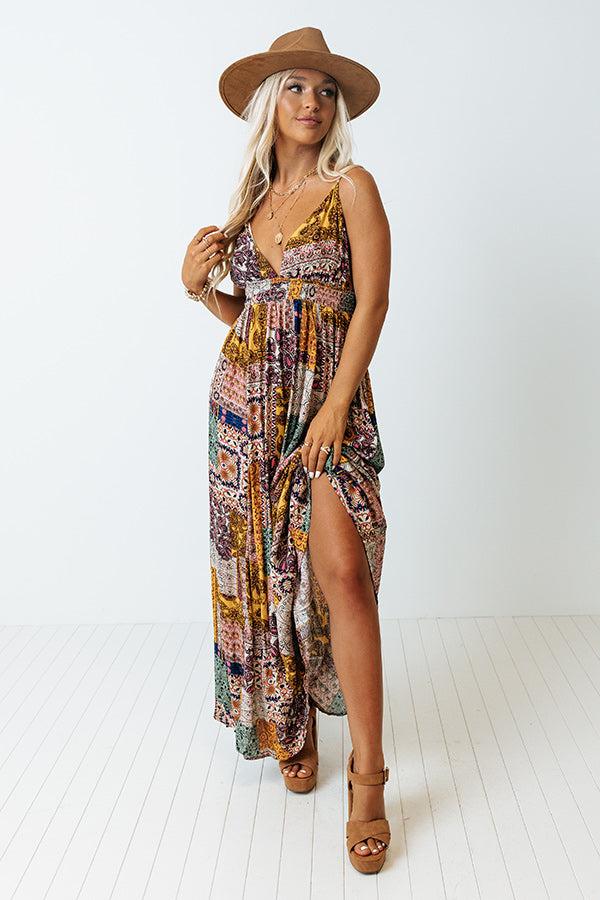 Weekends By The Coast Maxi in Marigold Product Image
