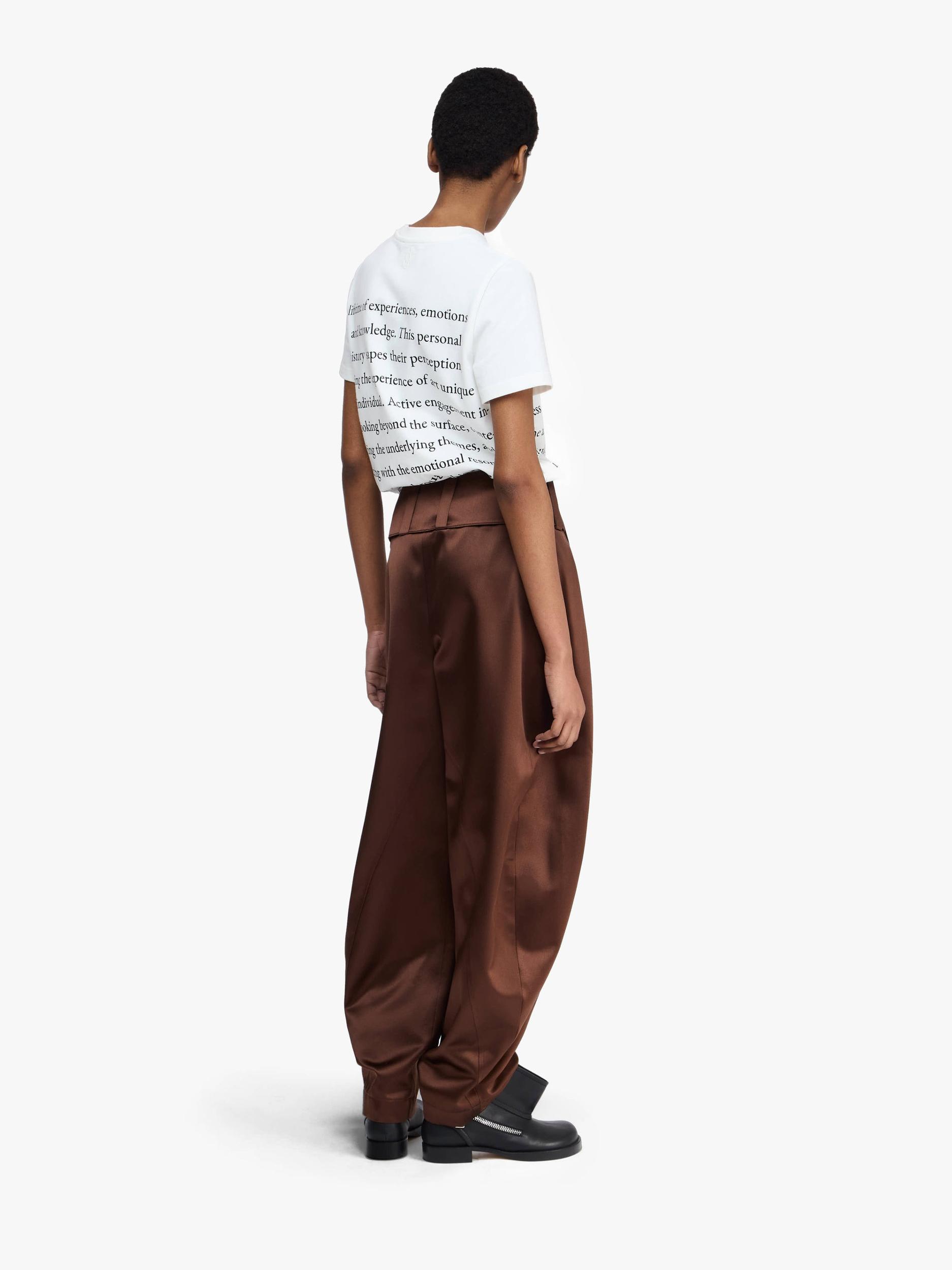PLEATED D-RING TROUSERS Product Image