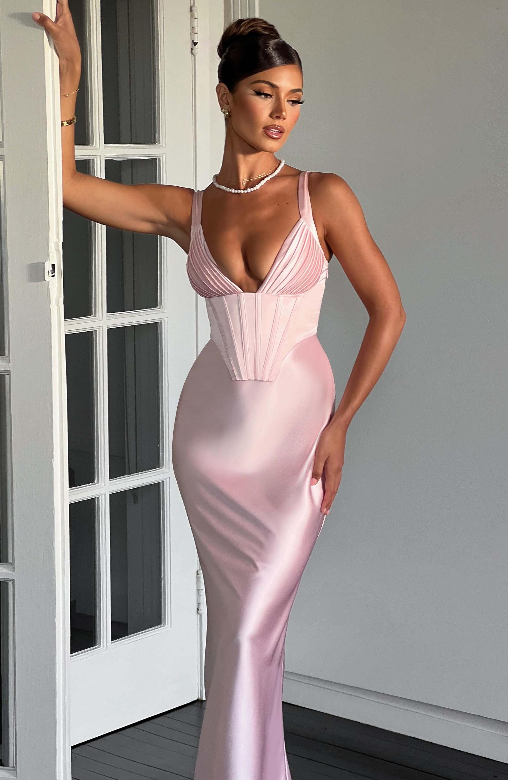 Shae Maxi Dress - Blush Product Image