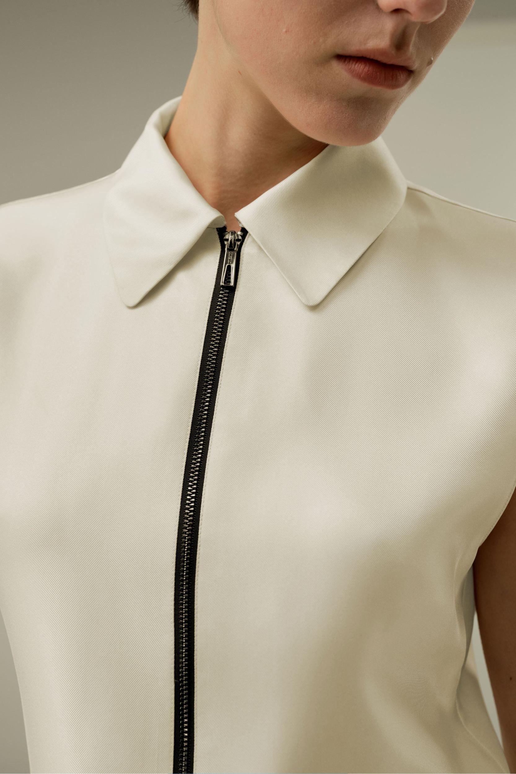 LILYSILK Silk Top Sleeveless - Female - Black 100% Pure Silk - Functional Zipper Placket Camisole XL Product Image