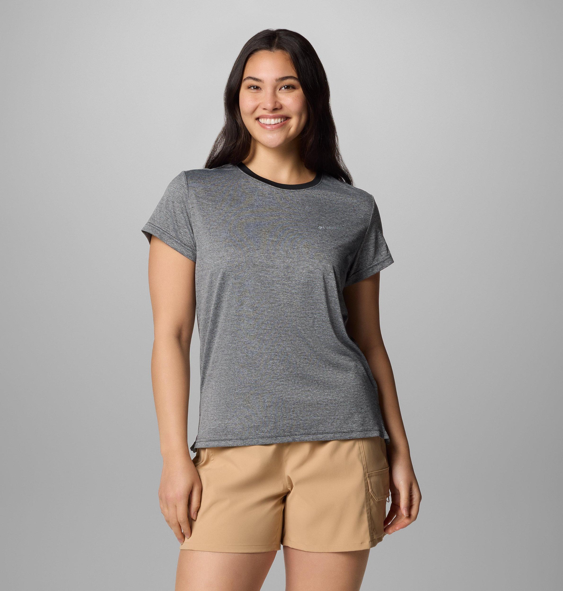Columbia Womens BlueVista Hill Short Sleeve Crew Shirt- Product Image