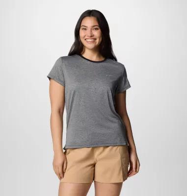 Columbia Womens BlueVista Hill Short Sleeve Crew Shirt- Product Image