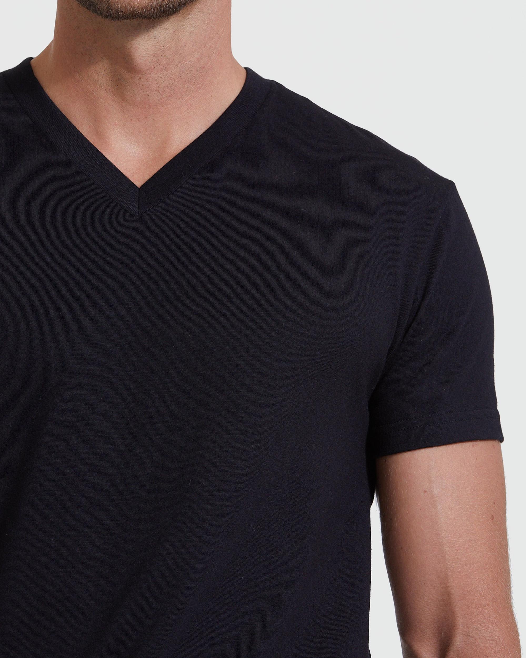 Black Classic V-Neck 6-Pack Product Image