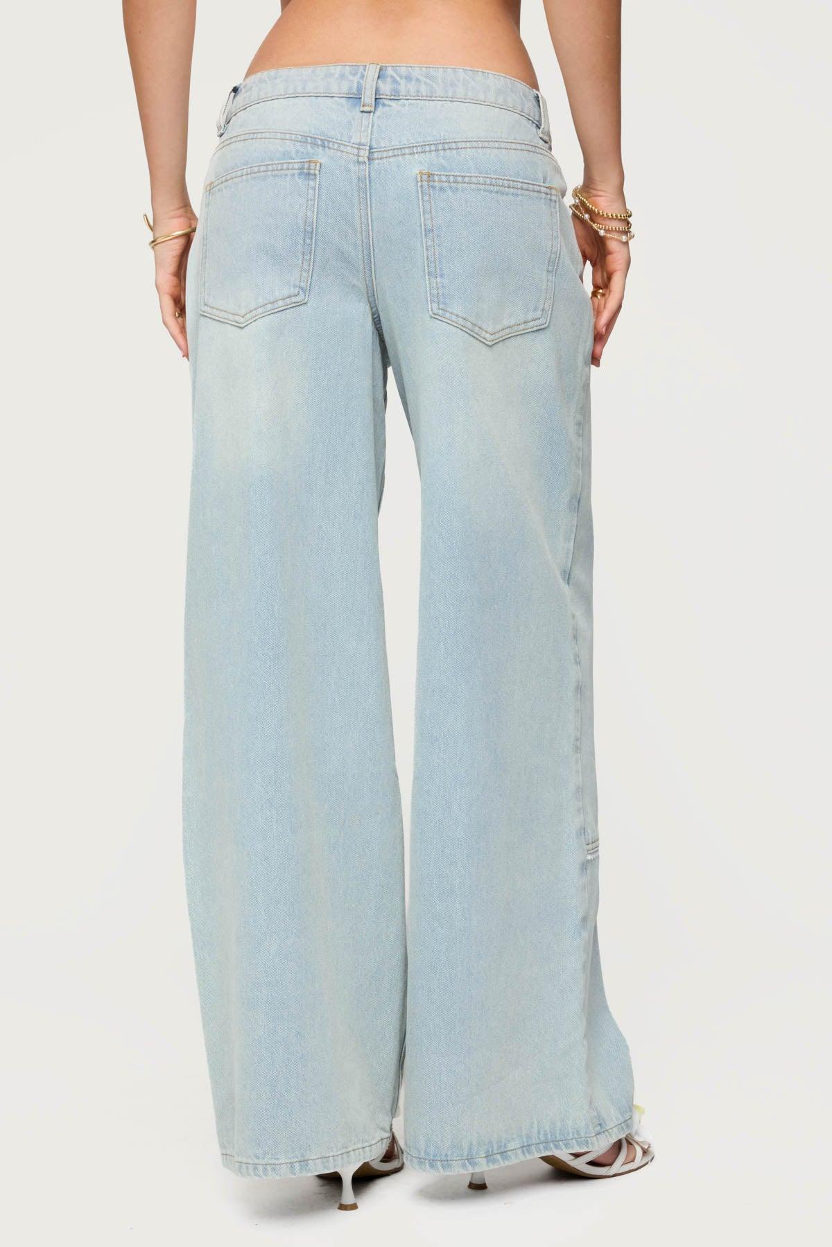Teela Lacey Low Rise Baggy Carpenter Jeans Product Image