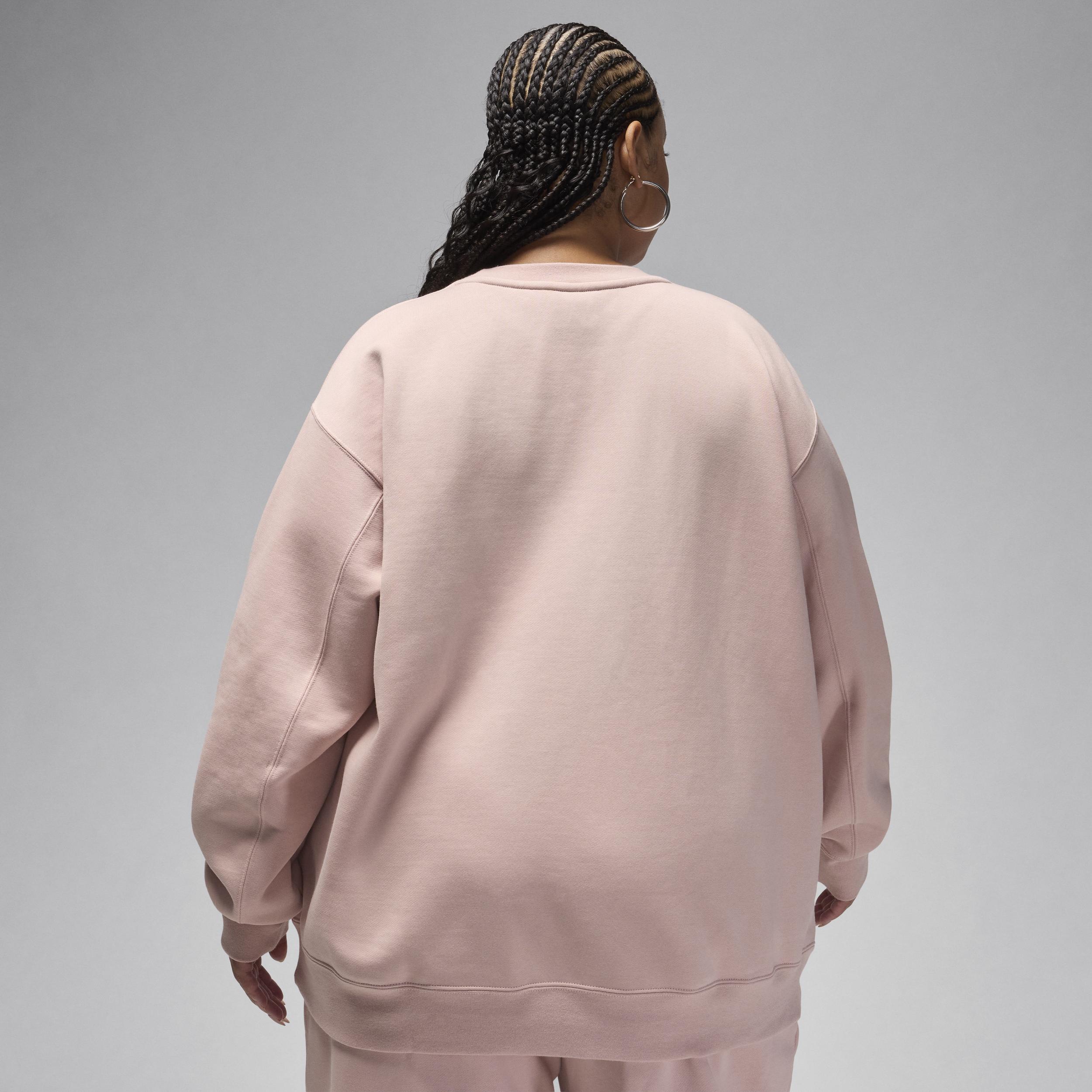 Jordan Flight Fleece Women's Crew-Neck Sweatshirt (Plus Size) Product Image