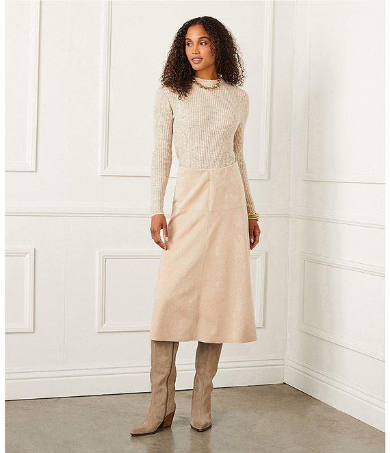 Karen Kane Faux Suede Midi Skirt Product Image