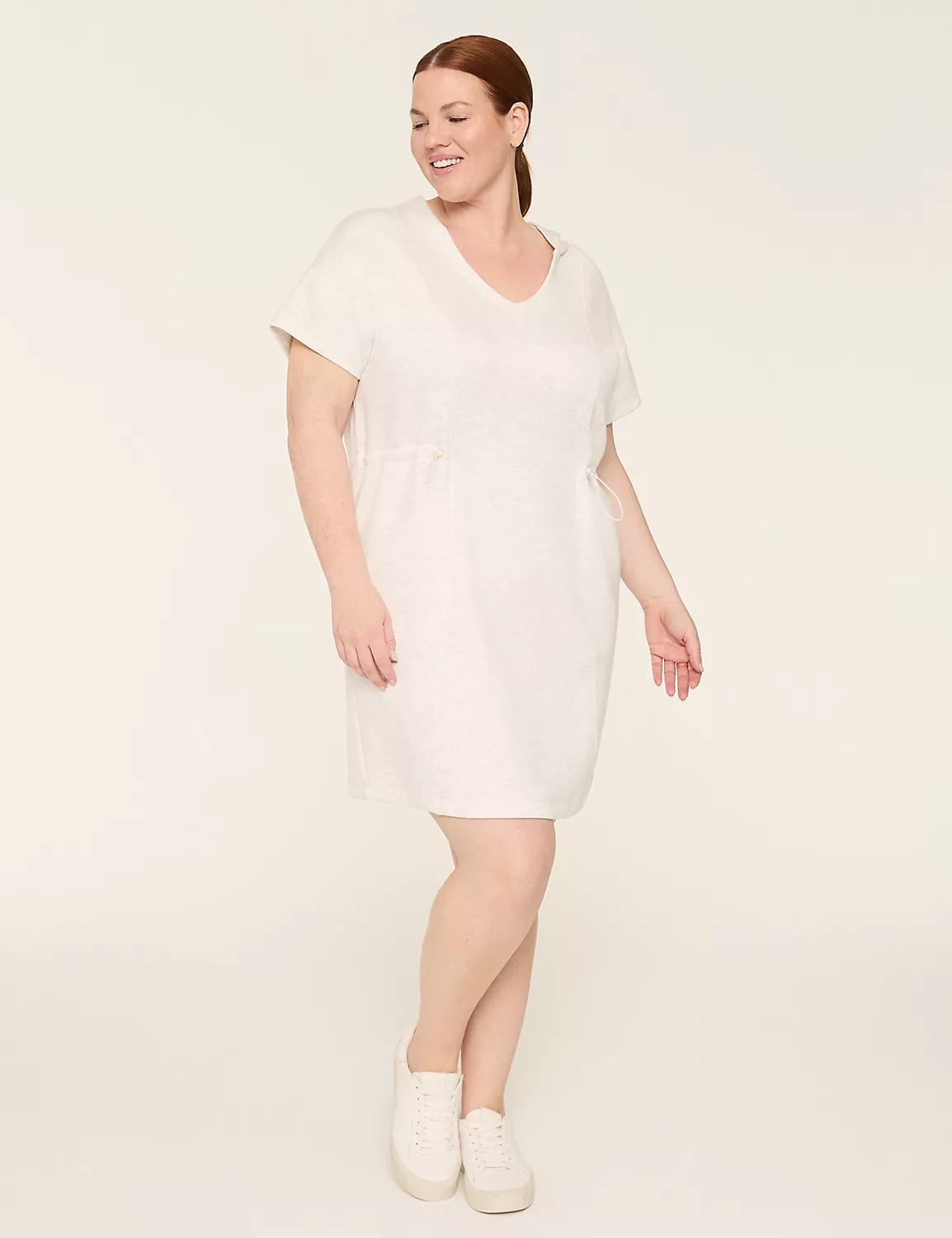 LIVI Journey Cinched-Waist Hooded Dress Product Image