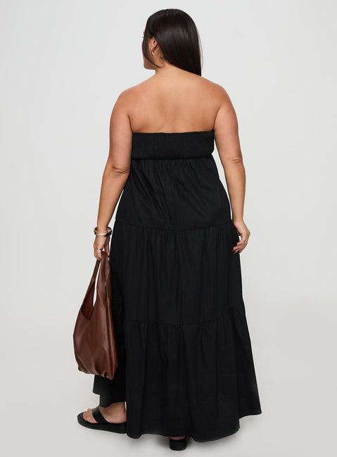 Osment Maxi Dress Black Curve Product Image