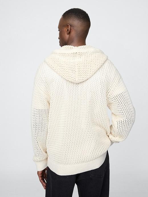 Crochet Zip Hoodie Product Image