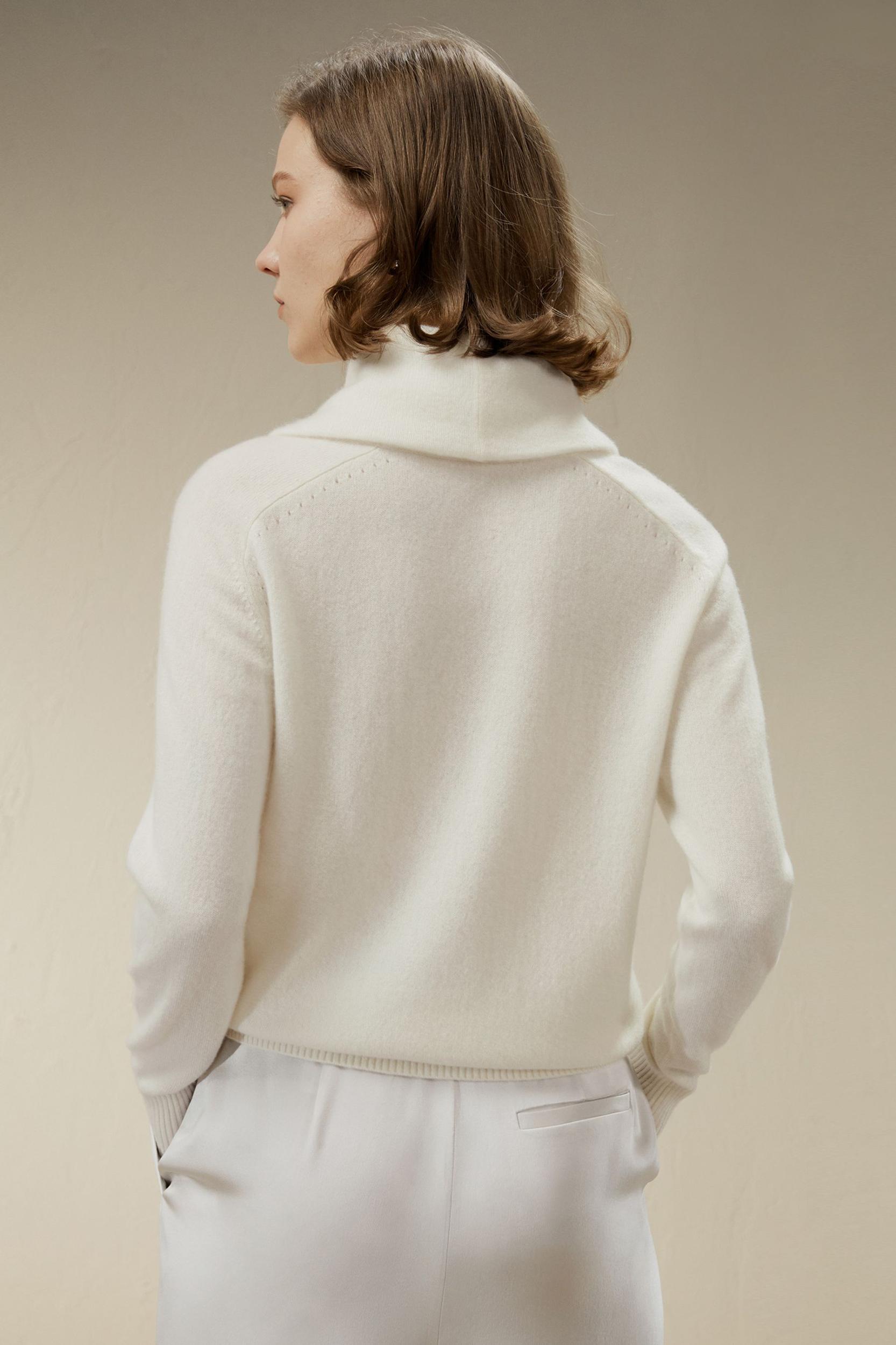 Cashmere Cowl Neck Sweater Product Image