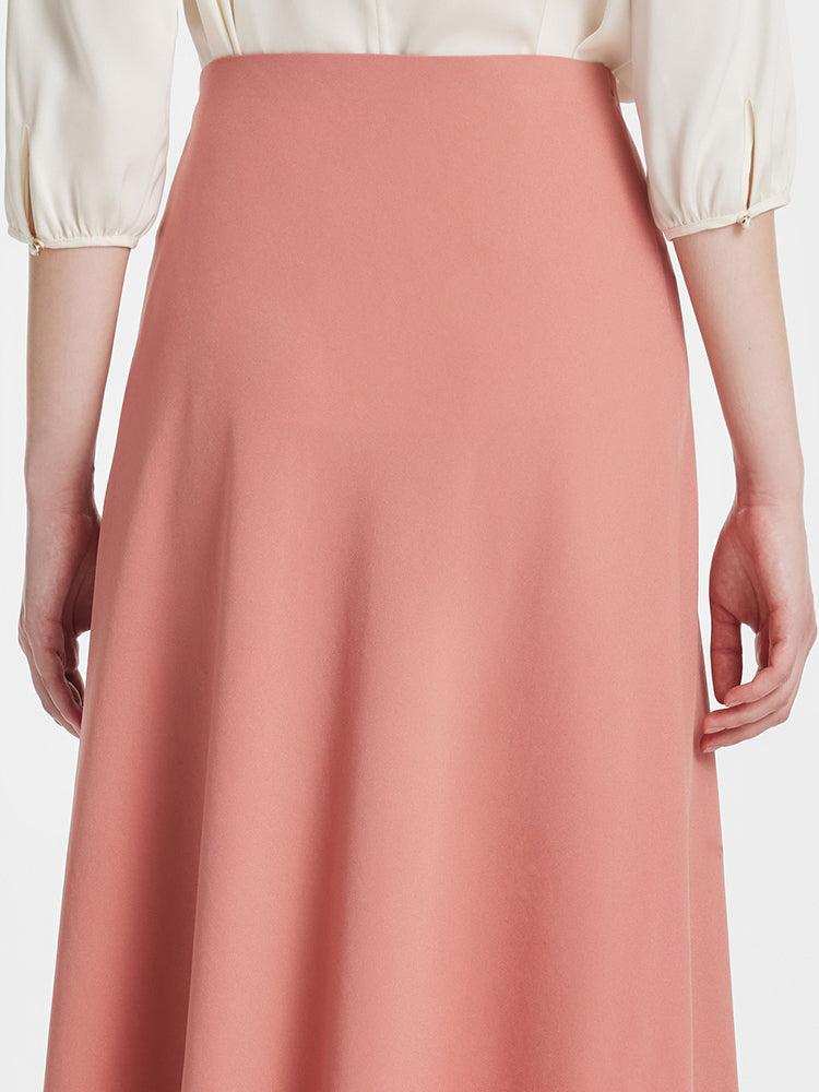 Acetate A-Line High-Waisted Women Half Skirt Product Image