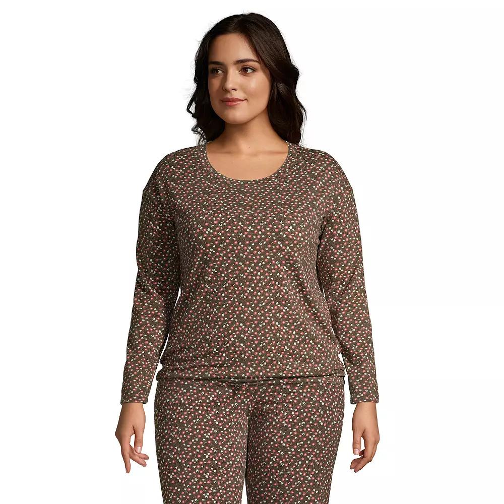 Women's Lands' End Long Sleeve Pajama Top,  Product Image