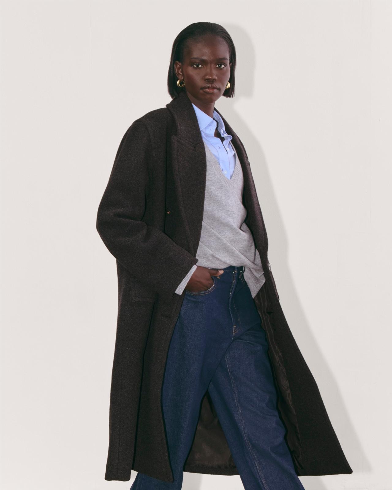 Womens Double-Breasted Coat in Wool by Everlane Product Image