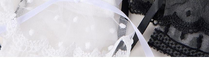 Lace Trim Crew Socks Set Product Image