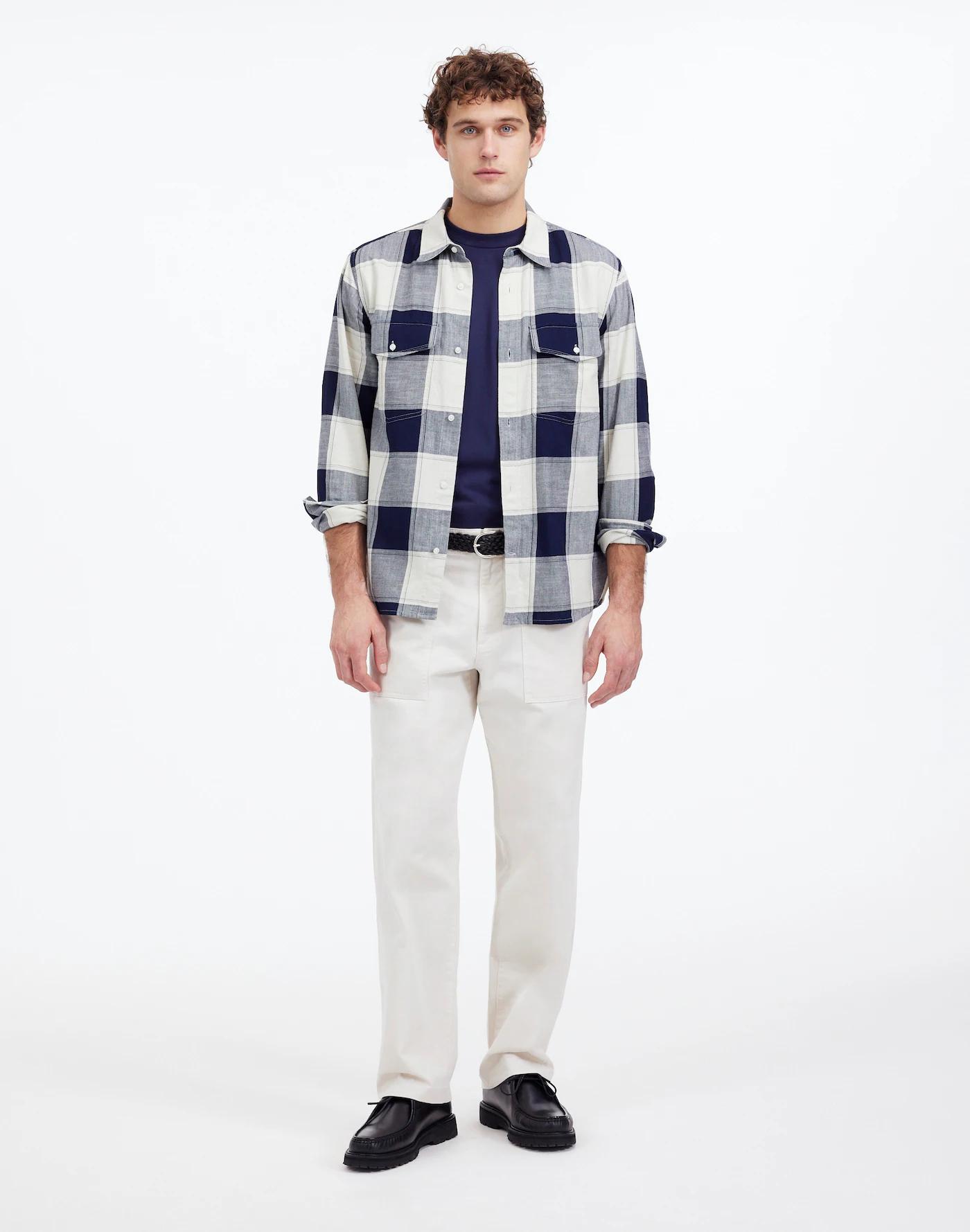 Work Shirt in Cotton Plaid Product Image