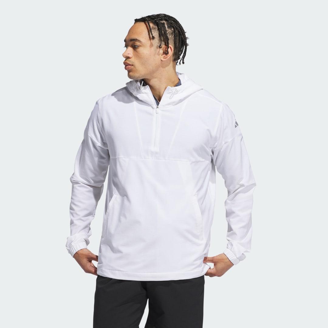 adidas Ultimate365 Anorak White S Mens Product Image