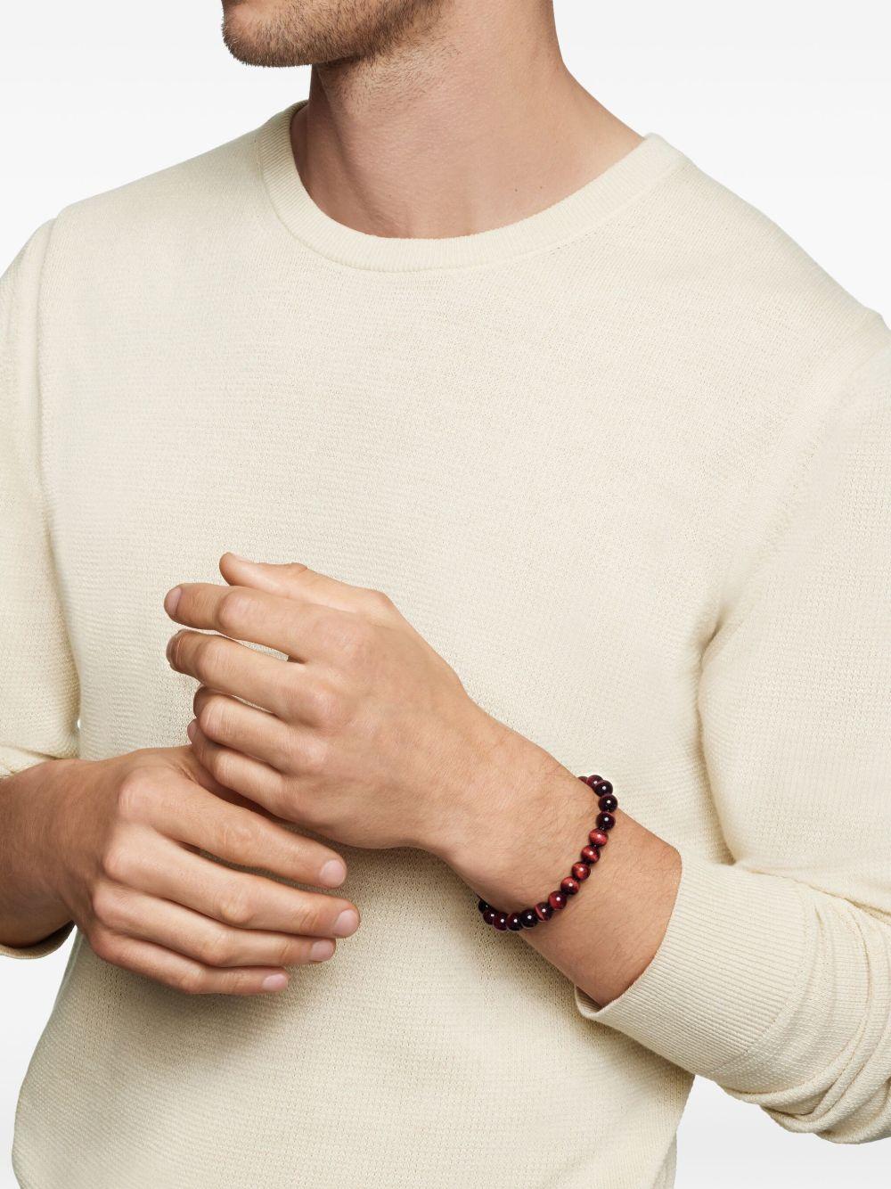 sterling silver Spiritual Beads bracelet (8mm) Product Image