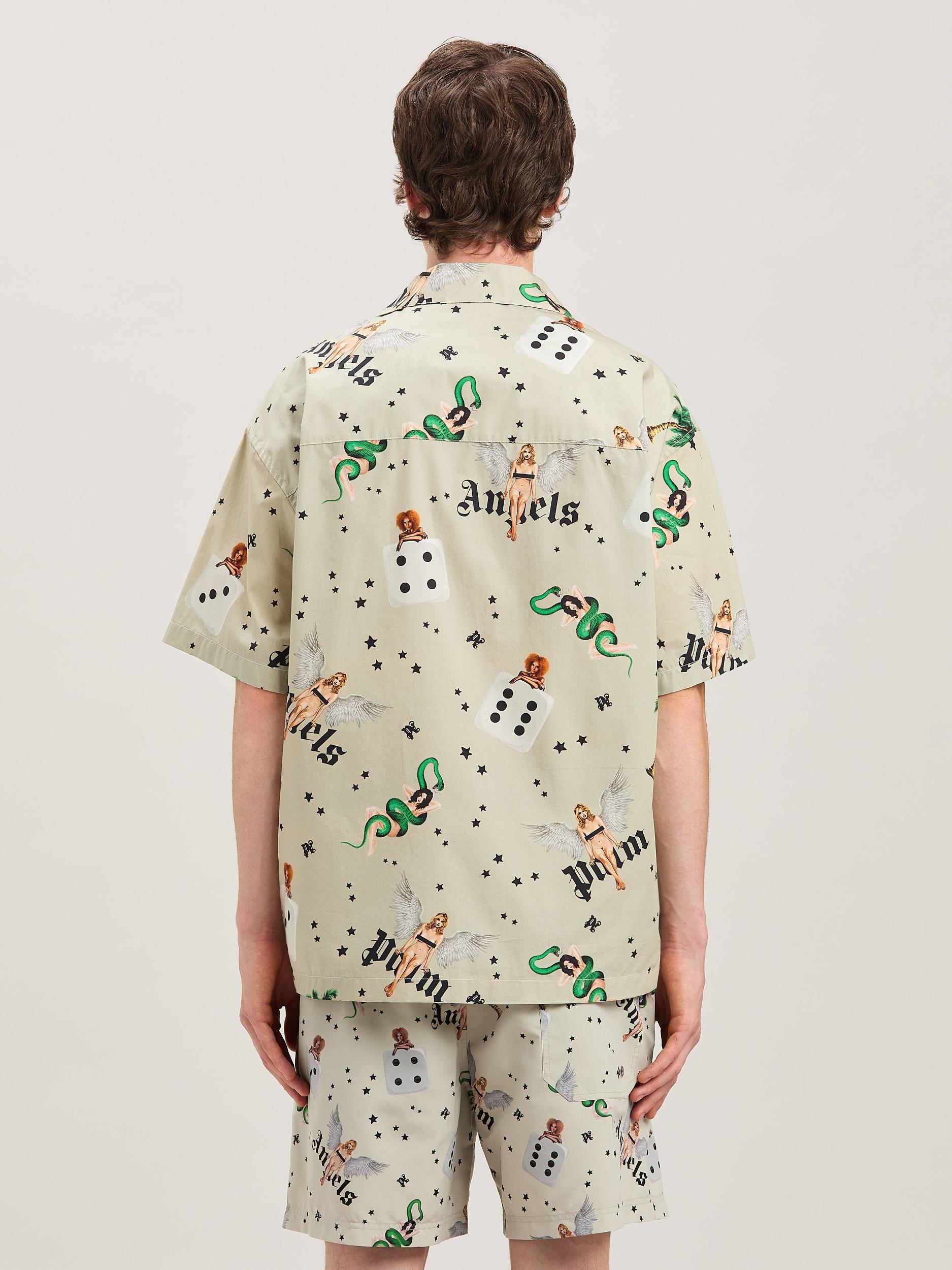 PIN UP BOWLING SHIRT SS IVORY - MULTICOL Product Image