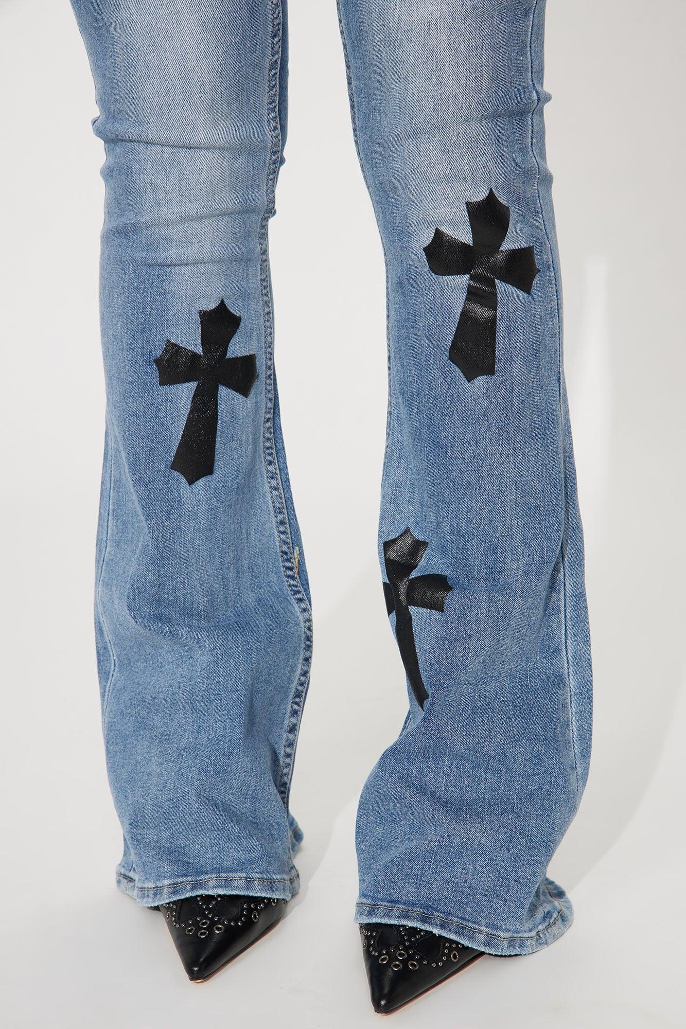Just Like Heaven Stretch Bootcut Jean - Medium Wash Product Image
