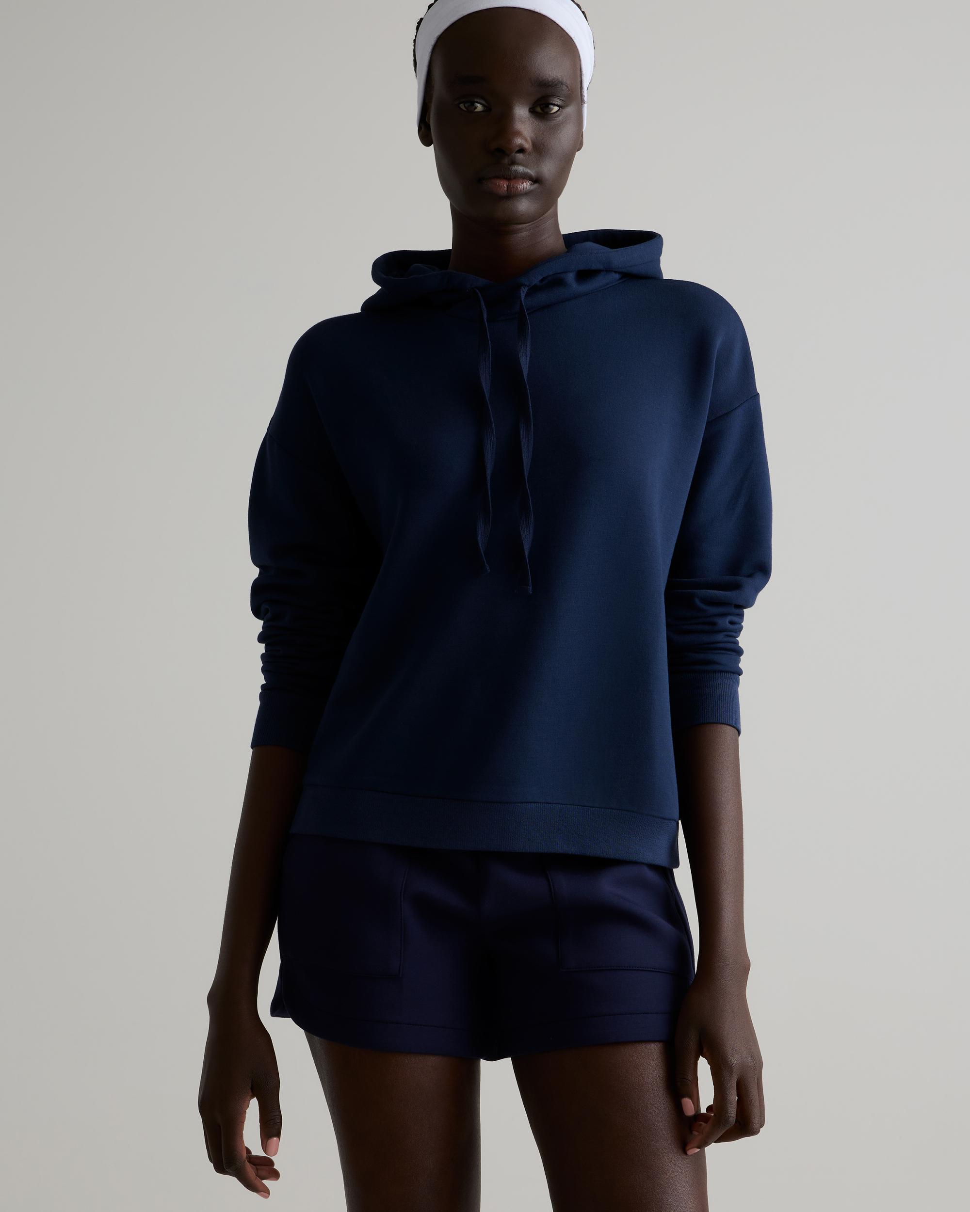 Quince | Women's SuperSoft Fleece Pullover Hoodie Sweatshirt Size XL, Lenzing Modal Product Image