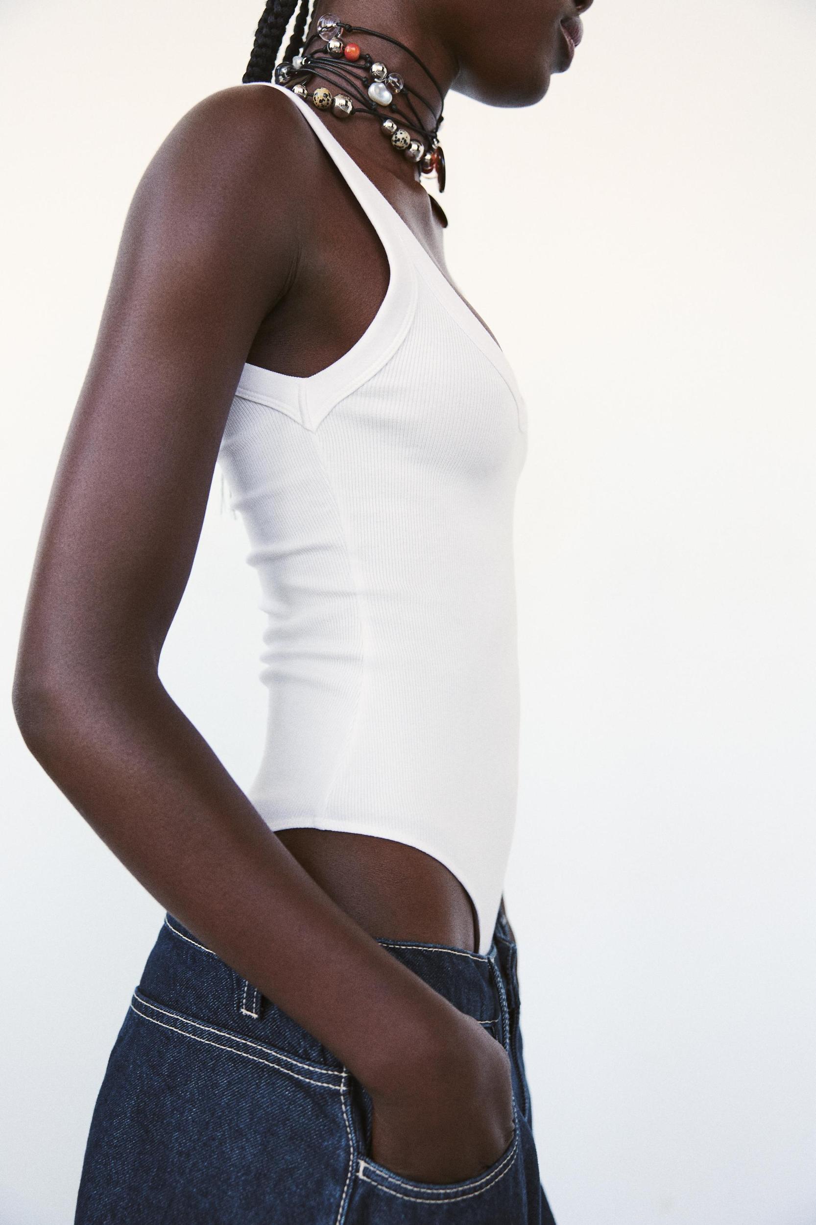 RIBBED BODYSUIT Product Image