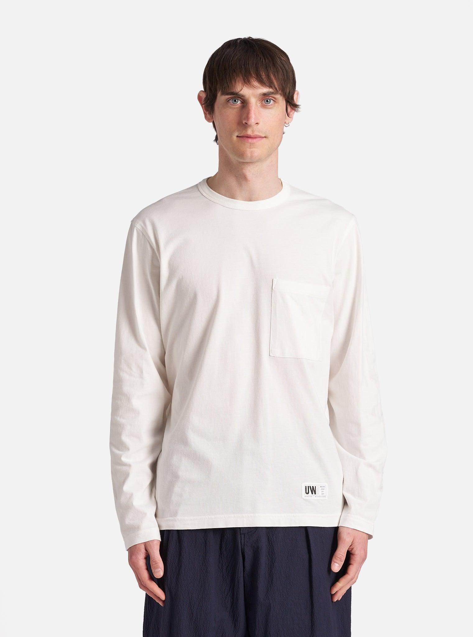 Ecru Single Jersey L/S Tee Product Image